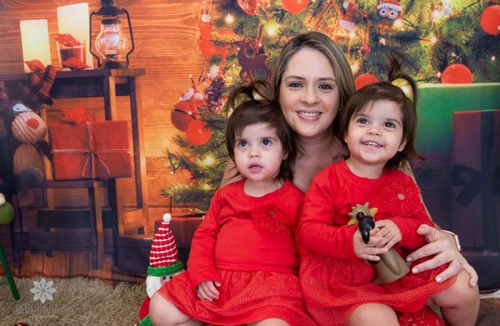 ensaio de natal, gêmeas , maternidade, Ana clara, maria Eduarda