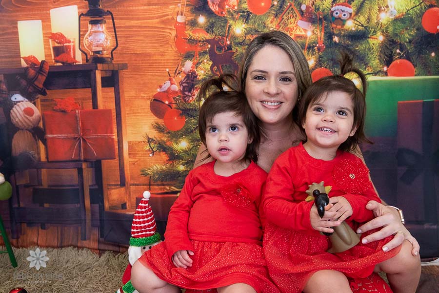 ensaio de natal, gêmeas , maternidade, Ana clara, maria Eduarda